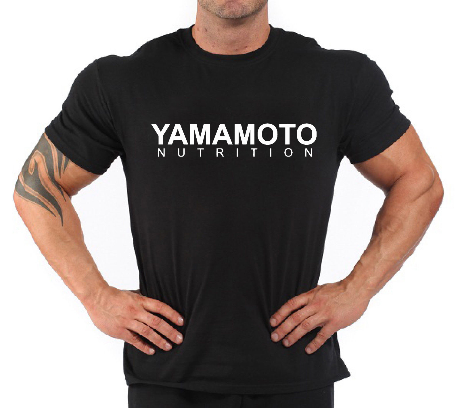 Nutrition For Fitness - Camiseta de ginástica para musculação e