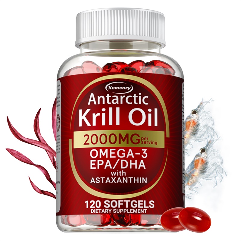Omega 3 Fish Oil - Cápsulas de óleo de krill antártico