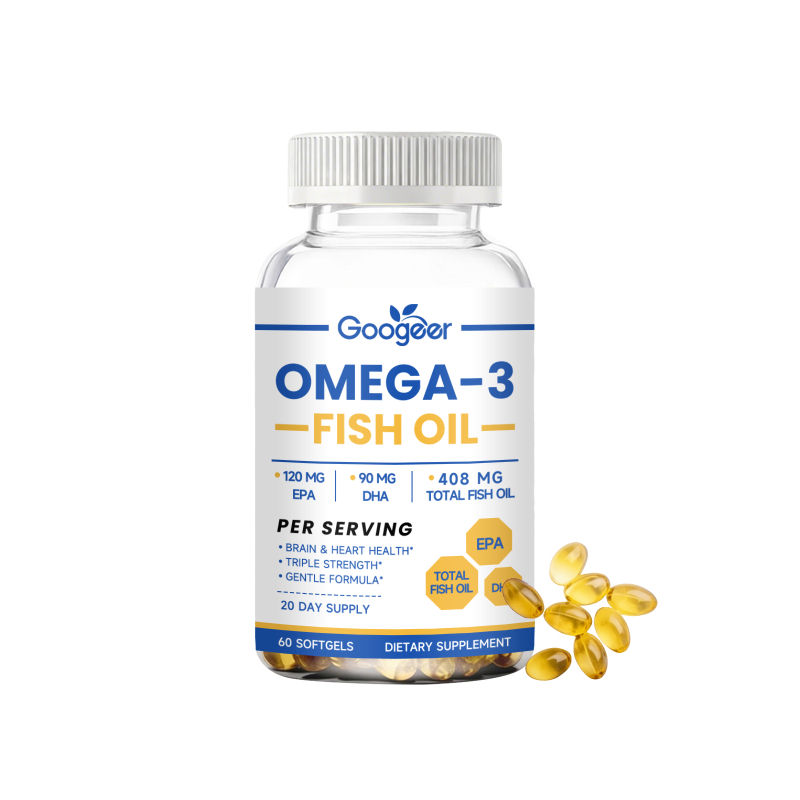 Omega 3 Fish Oil - Cápsulas de Óleo de Peixe, Energia