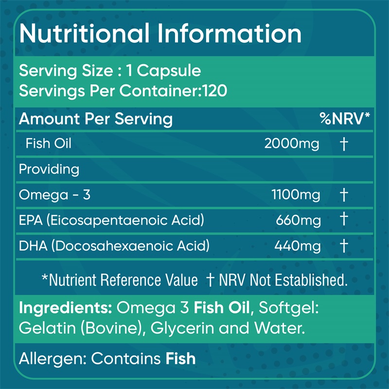 Óleo de Peixe Omega 3 2000mg - - Omega 3 Fish Oil avaliação e preço