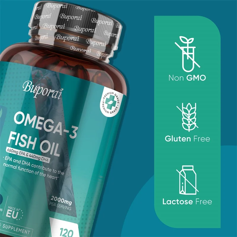 Óleo de Peixe Omega 3 2000mg - - Omega 3 Fish Oil avaliação e preço