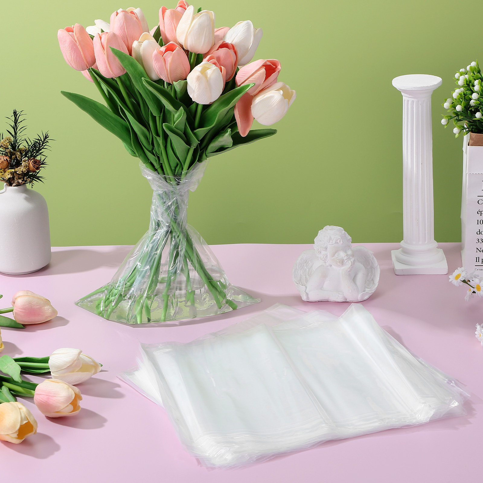 50 Sacos Plásticos para Flores - Nutrition & Fitness Hub Photos avaliação e preço