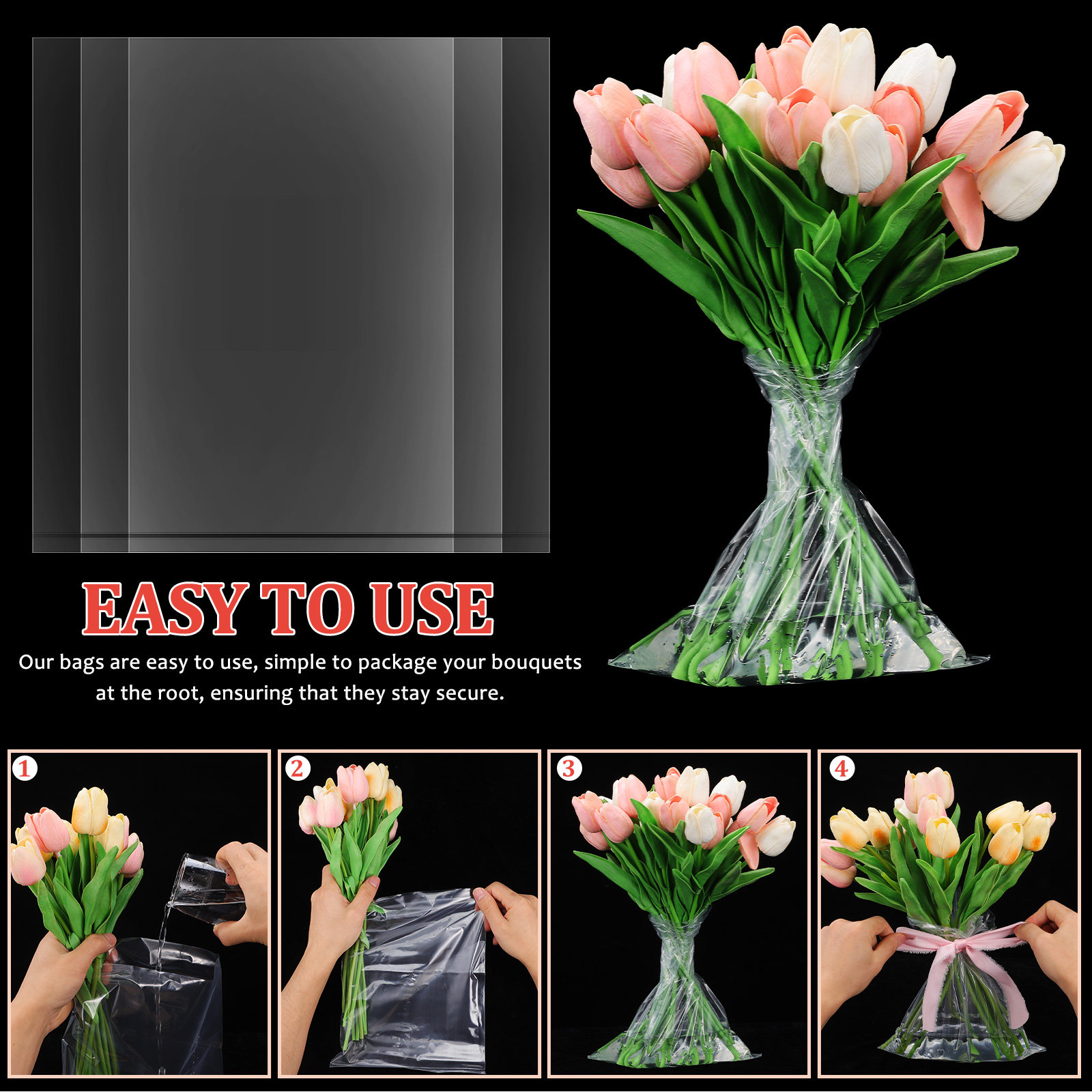 50 Sacos Plásticos para Flores - Nutrition & Fitness Hub Photos avaliação e preço