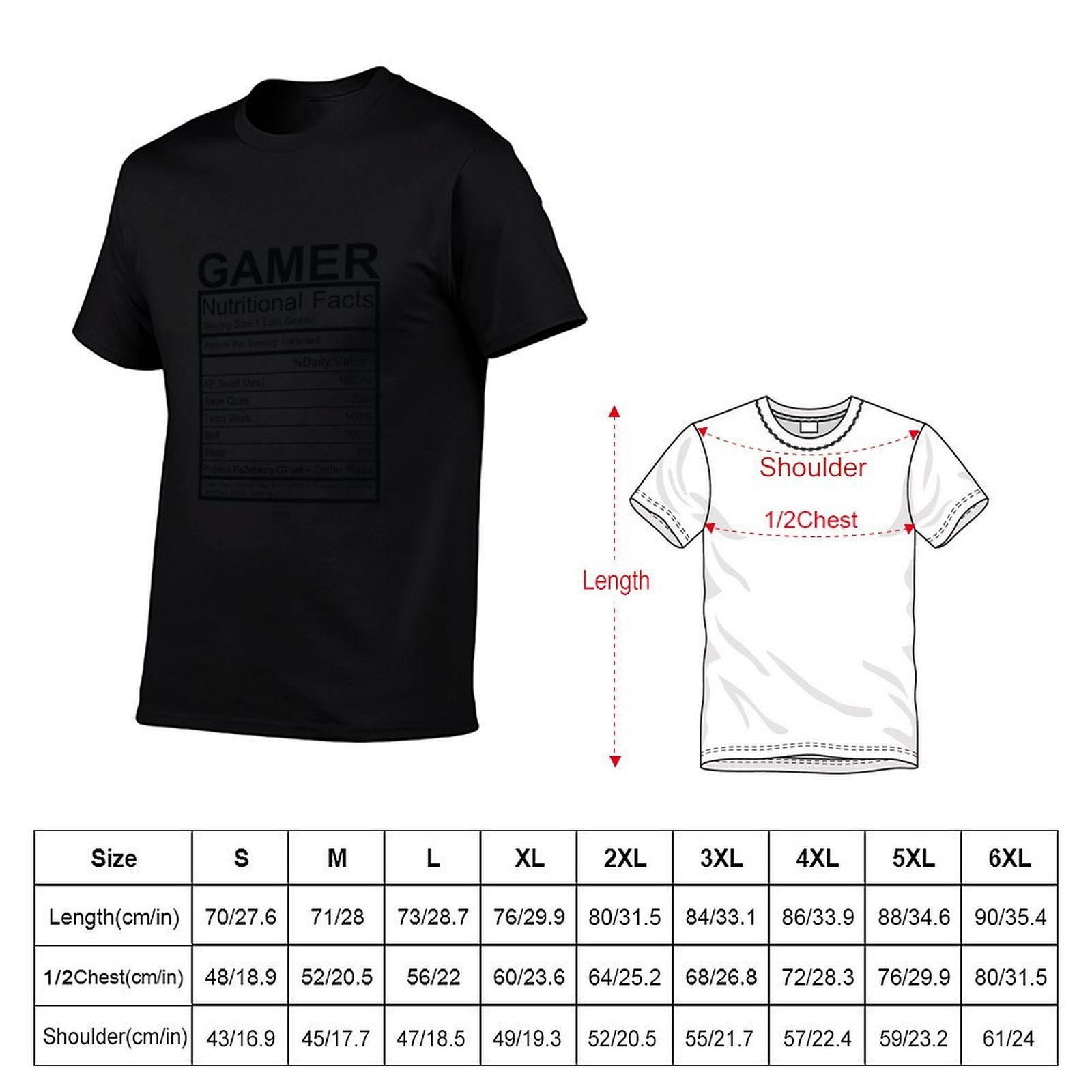 Camiseta com gráfico de inform - Nutrition For Fitness avaliação e preço