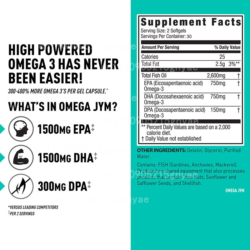 Cápsulas de óleo de peixe Omeg - Omega 3 Fish Oil avaliação e preço