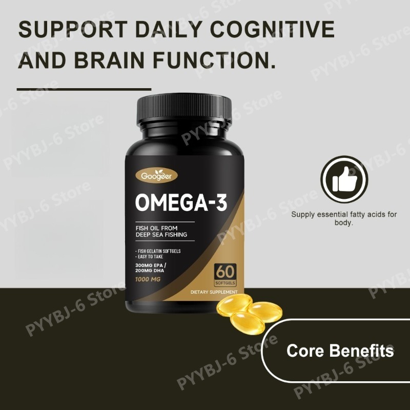 Óleo de Peixe Omega-3 1000mg S - Omega 3 Fish Oil avaliação e preço