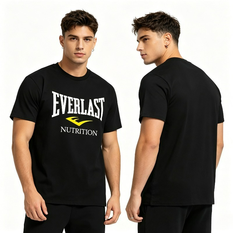 Camiseta masculina preta e bra - Nutrition Fitness Paris avaliação e preço